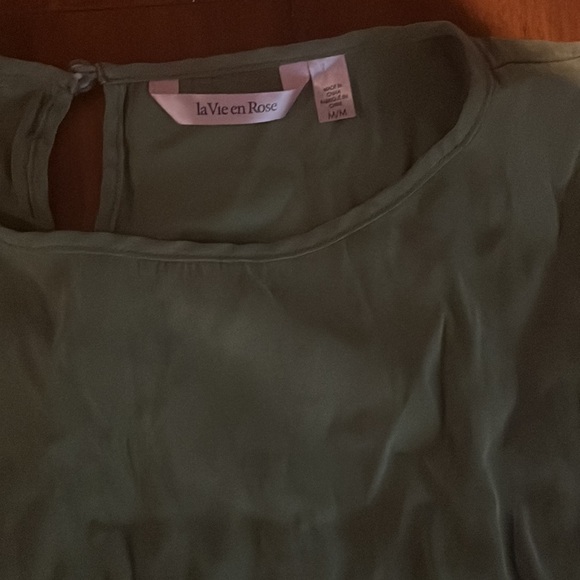 La vie en rose green pyjama set - Picture 5 of 5